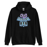 Paranormal Ghost Mom design on unisex hoodie, front view