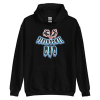 Paranormal Ghost Dad design on unisex hoodie, front view