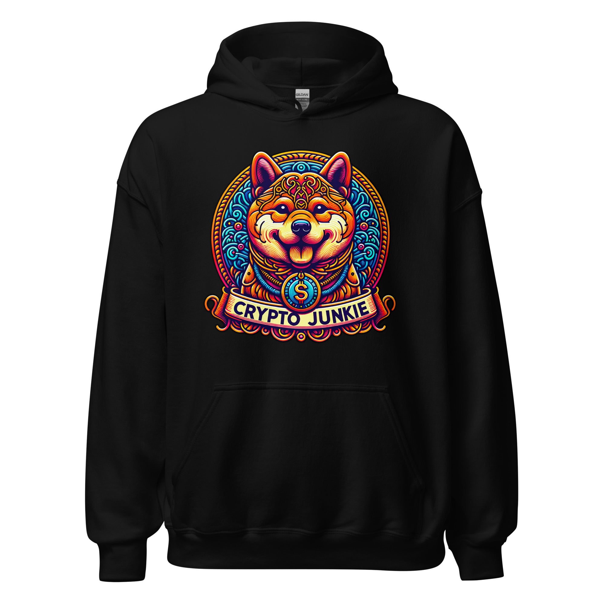 Dog Meme Coins Crypto Dogecoin Shiba Inu Token Pullover Hoodie Sweatshirt