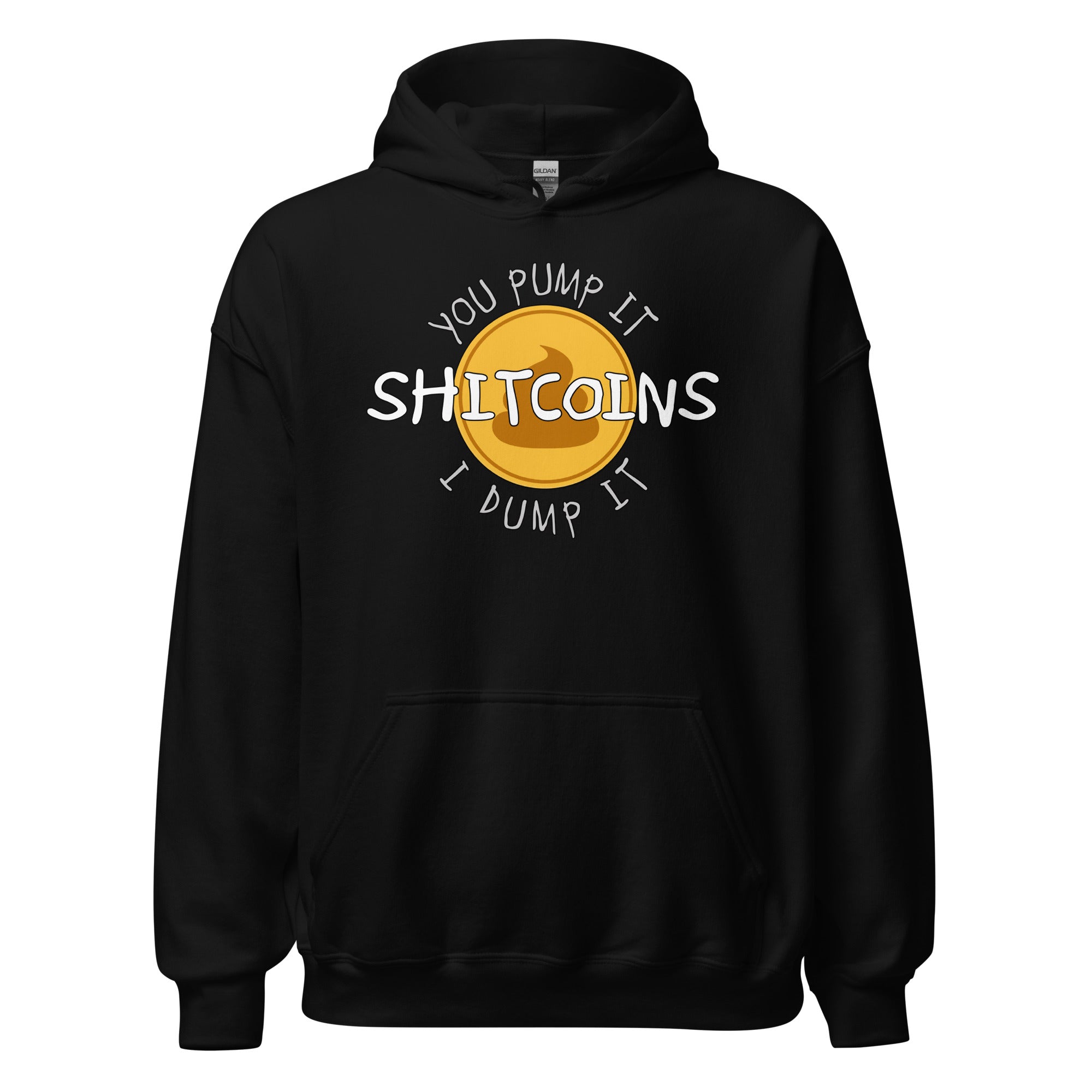 Shitcoins Pump and Dump Crypto Meme Coins Pullover Hoodie Sweatshirt