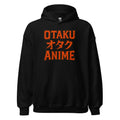Otaku オタク Anime design on unisex hoodie, front view