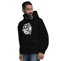 Lament Configuration design on unisex hoodie, left-front view