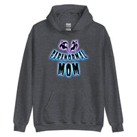 Paranormal Ghost Mom design on unisex hoodie, front view