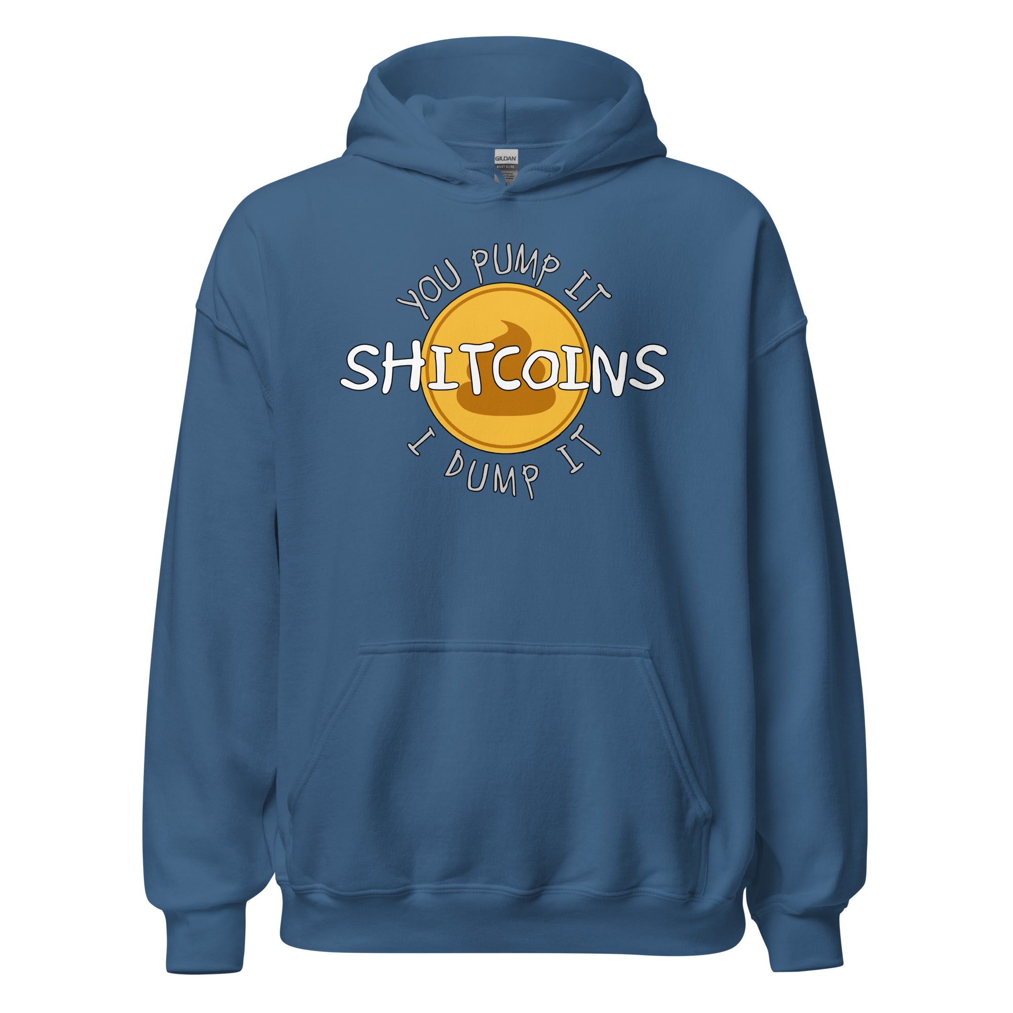 Shitcoins Pump and Dump Crypto Meme Coins Pullover Hoodie Sweatshirt