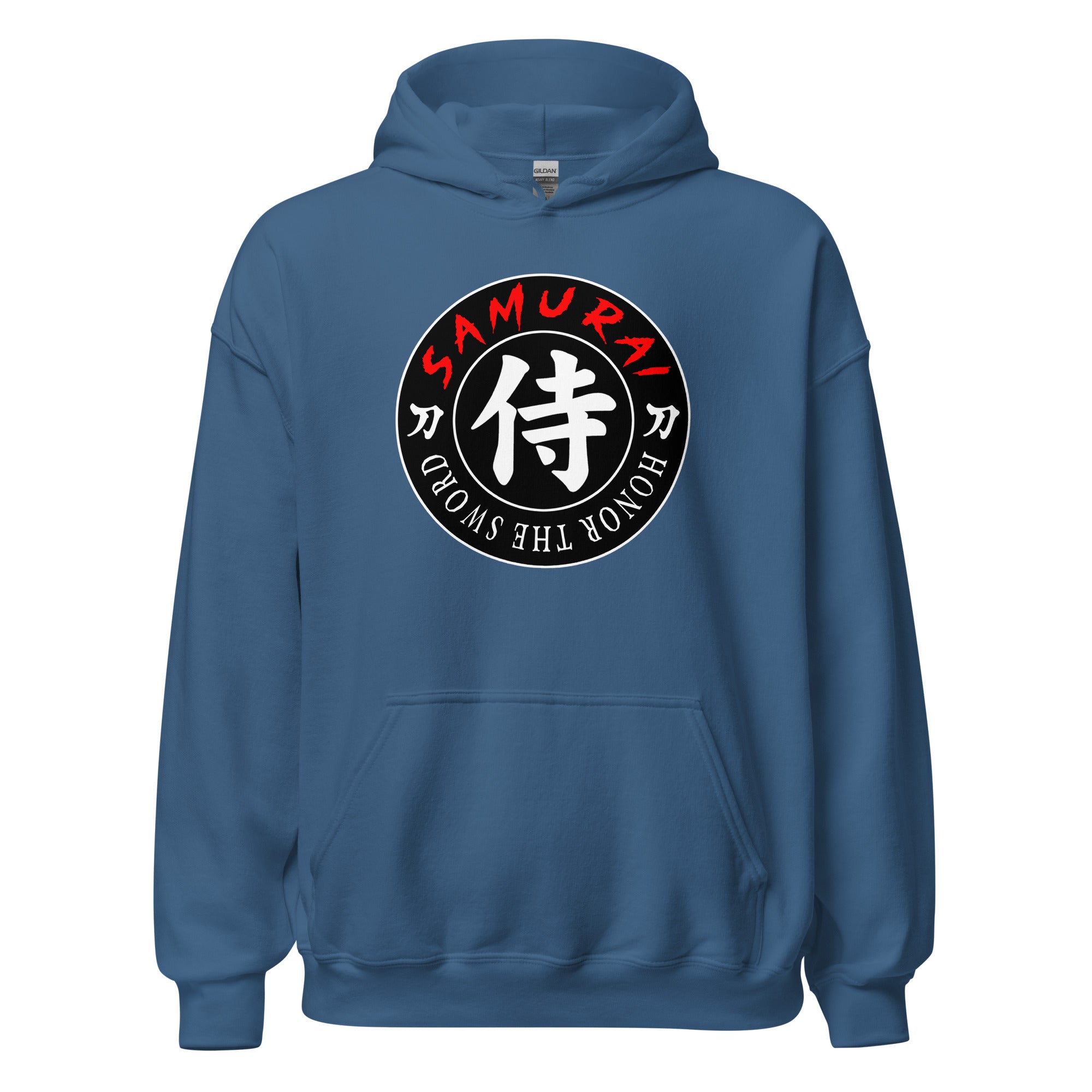 Samurai Honor the Sword Japanese Kanji Symbol Pullover Hoodie Sweatshirt