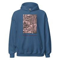Feast of the Impaler design on unisex hoodie, front view