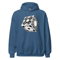 Lament Configuration design on unisex hoodie, front view
