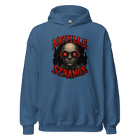 Neville Strange Future Corpses design on unisex hoodie, front view