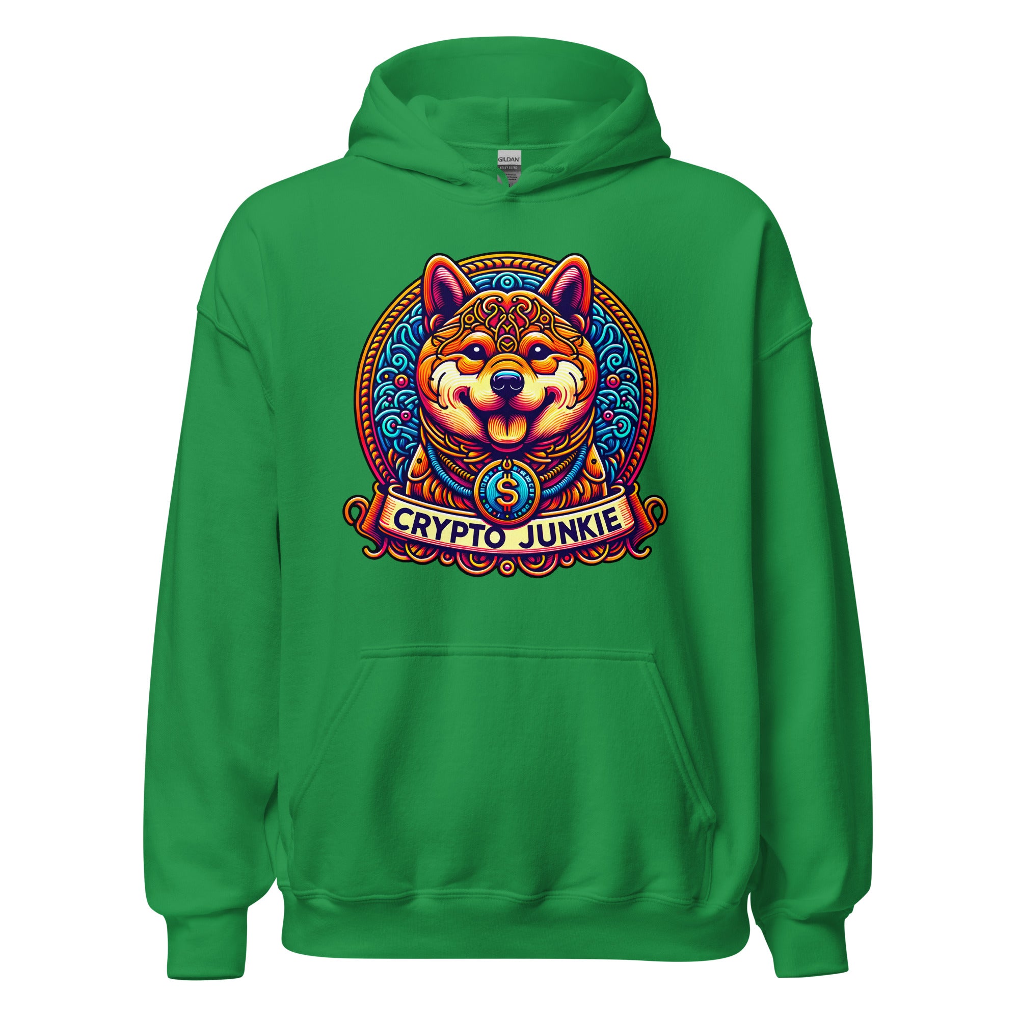 Dog Meme Coins Crypto Dogecoin Shiba Inu Token Pullover Hoodie Sweatshirt