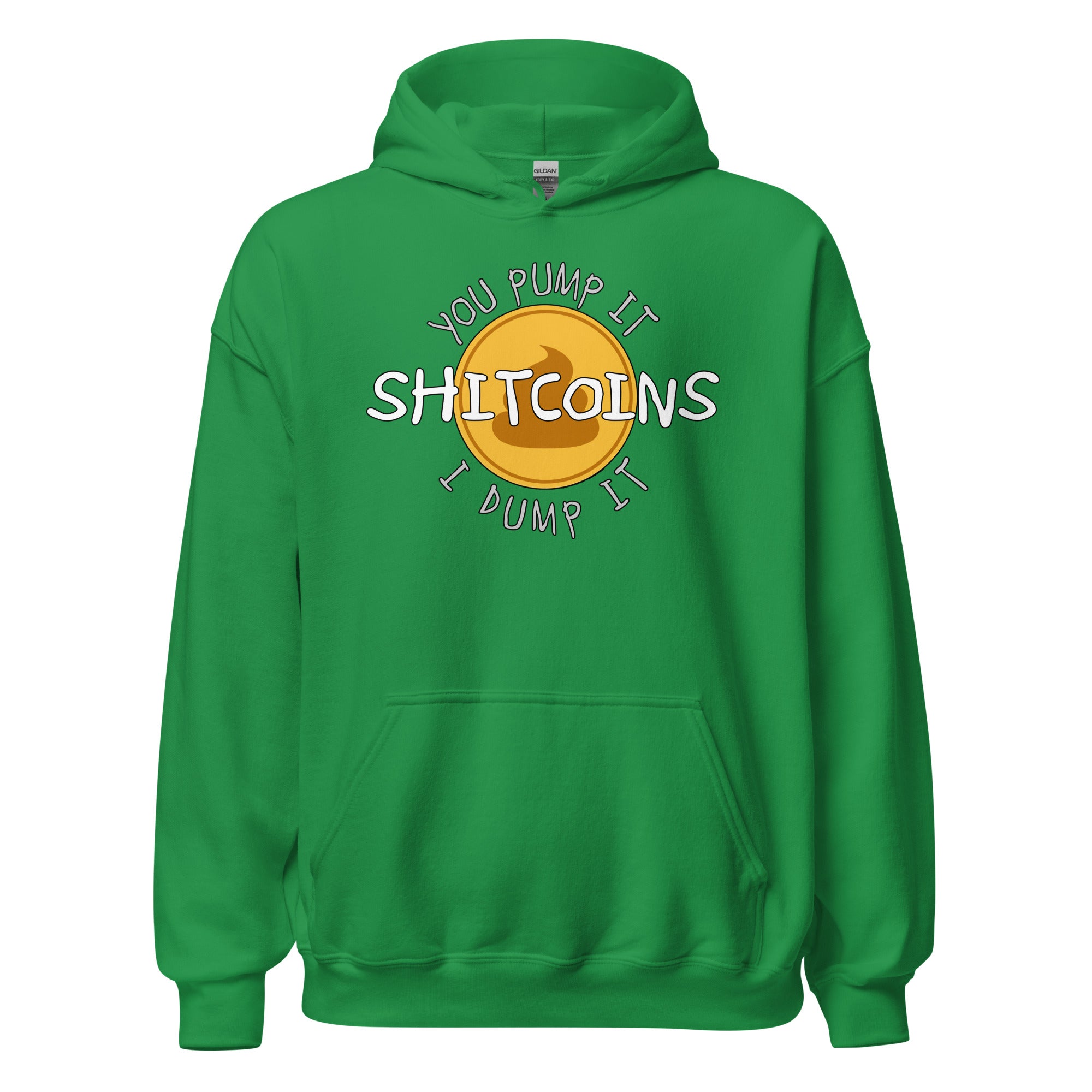 Shitcoins Pump and Dump Crypto Meme Coins Pullover Hoodie Sweatshirt