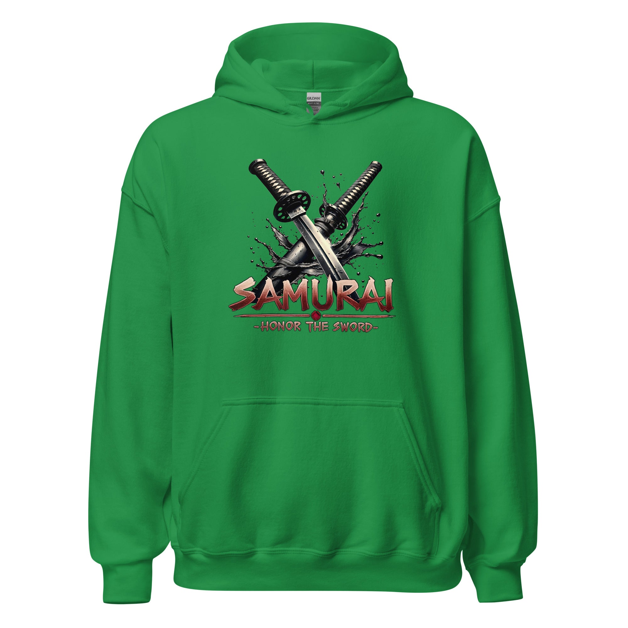 Splash Katana Swords Samurai Warrior Pullover Hoodie Sweatshirt