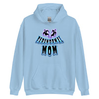 Paranormal Ghost Mom design on unisex hoodie, front view