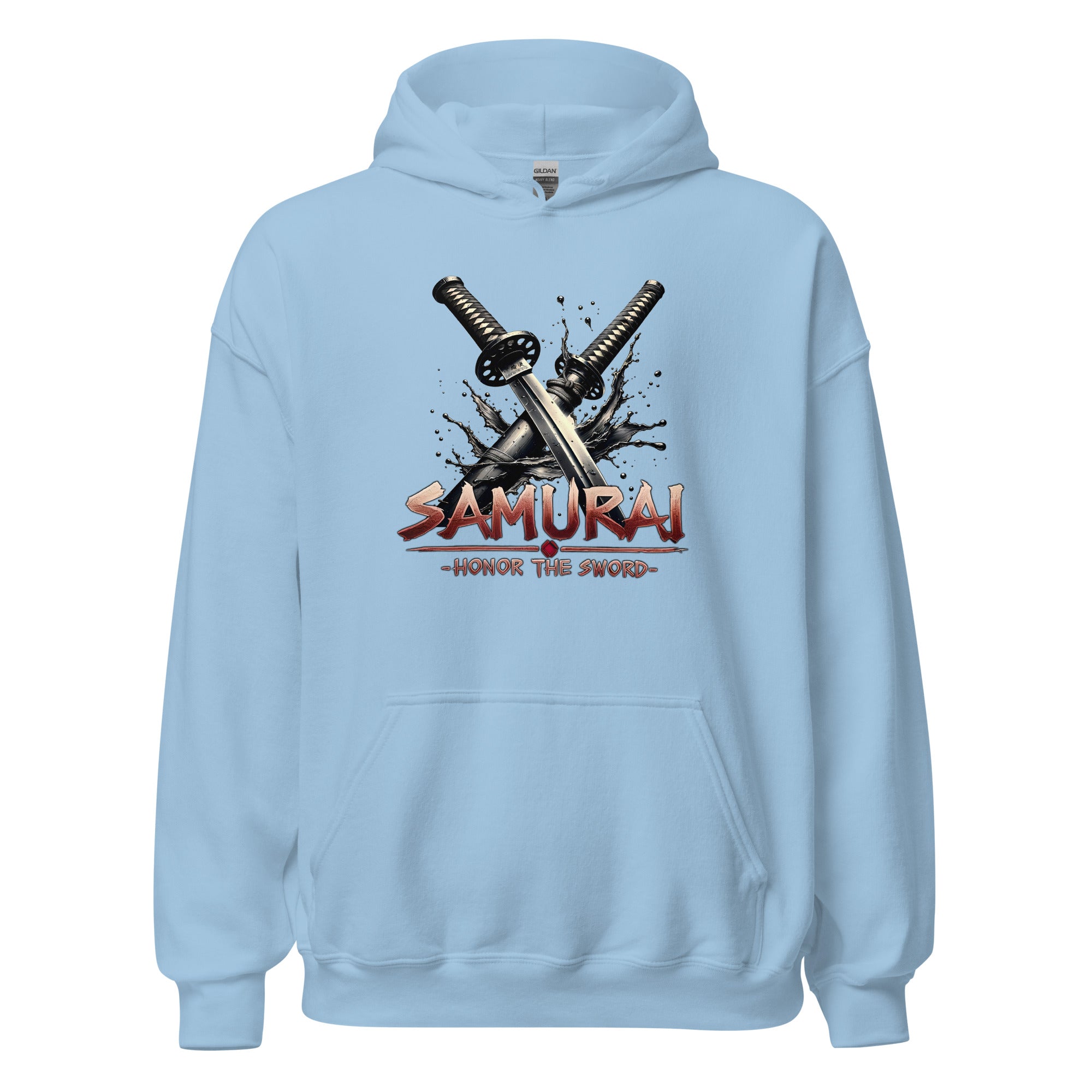 Splash Katana Swords Samurai Warrior Pullover Hoodie Sweatshirt