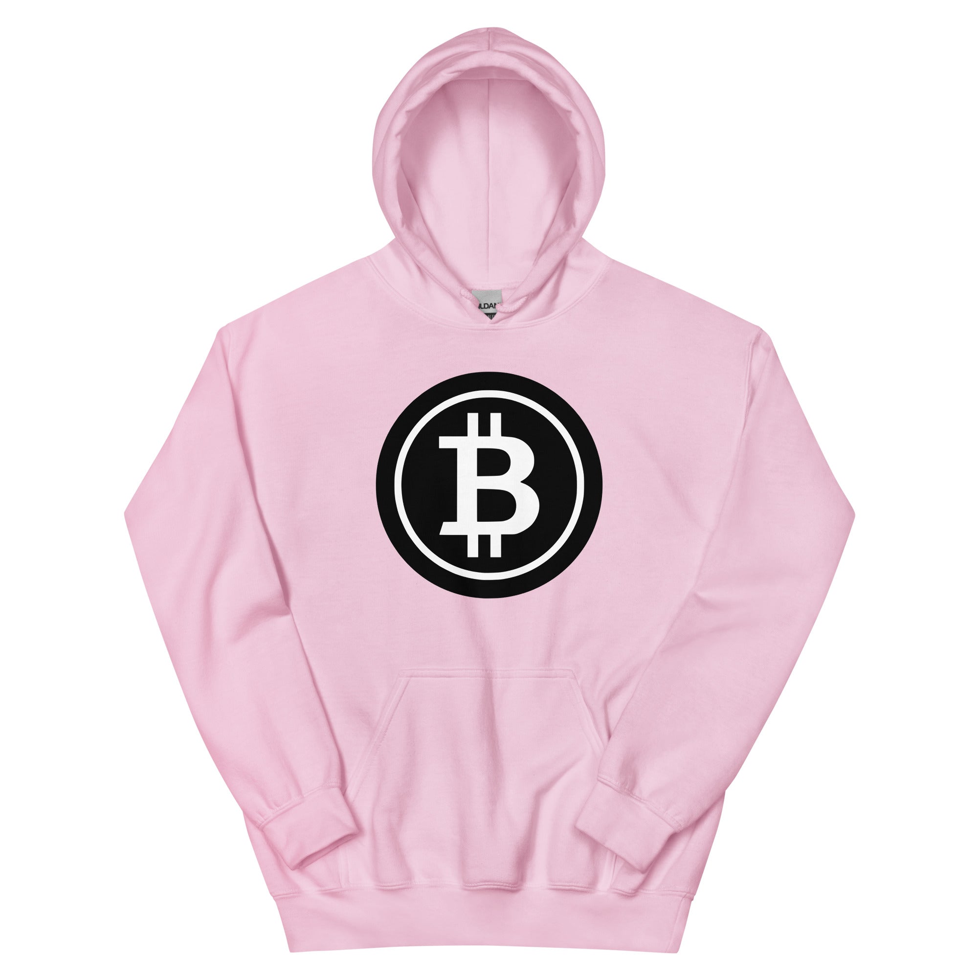 BTC Bitcoin Crypto Symbol Pullover Hoodie Sweatshirt