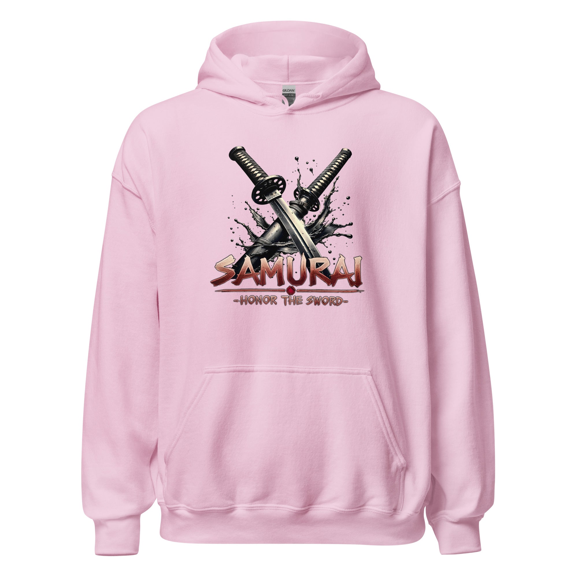 Splash Katana Swords Samurai Warrior Pullover Hoodie Sweatshirt