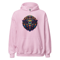 Great Eye All-Seeing Symbol design on unisex hoodie, front view
