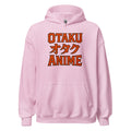 Otaku オタク Anime design on unisex hoodie, front view