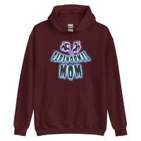 Paranormal Ghost Mom design on unisex hoodie, front view