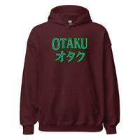 Otaku オタク Japanese Culture design on unisex hoodie, front view