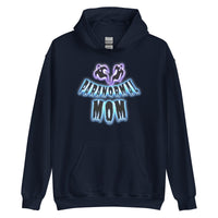 Paranormal Ghost Mom design on unisex hoodie, front view