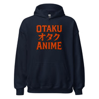 Otaku オタク Anime design on unisex hoodie, front view