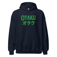 Otaku オタク Japanese Culture design on unisex hoodie, front view