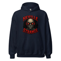Neville Strange Future Corpses design on unisex hoodie, front view