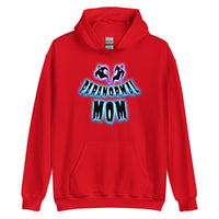 Paranormal Ghost Mom design on unisex hoodie, front view