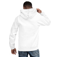 Unisex heavy-blend hoodie, back view
