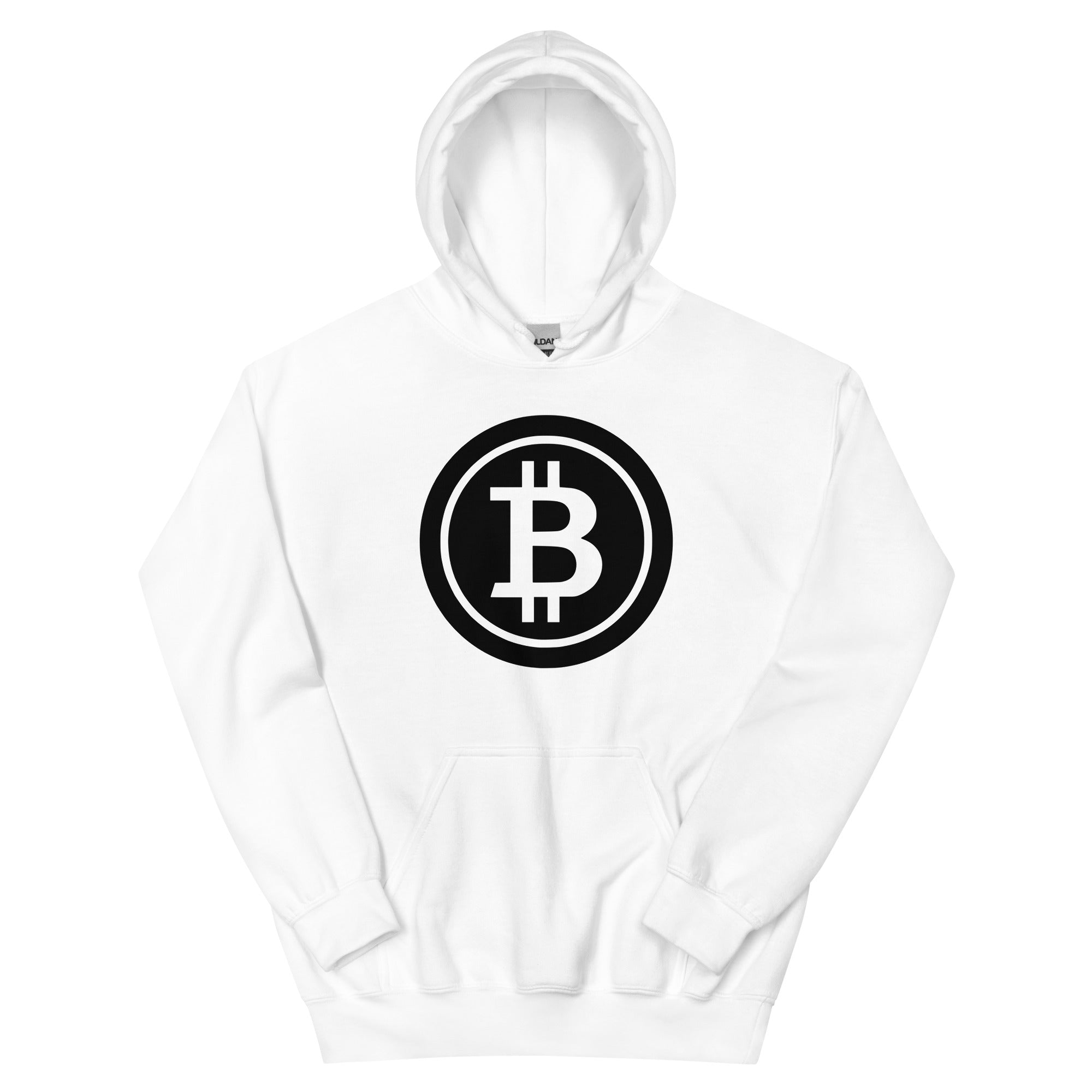 BTC Bitcoin Crypto Symbol Pullover Hoodie Sweatshirt