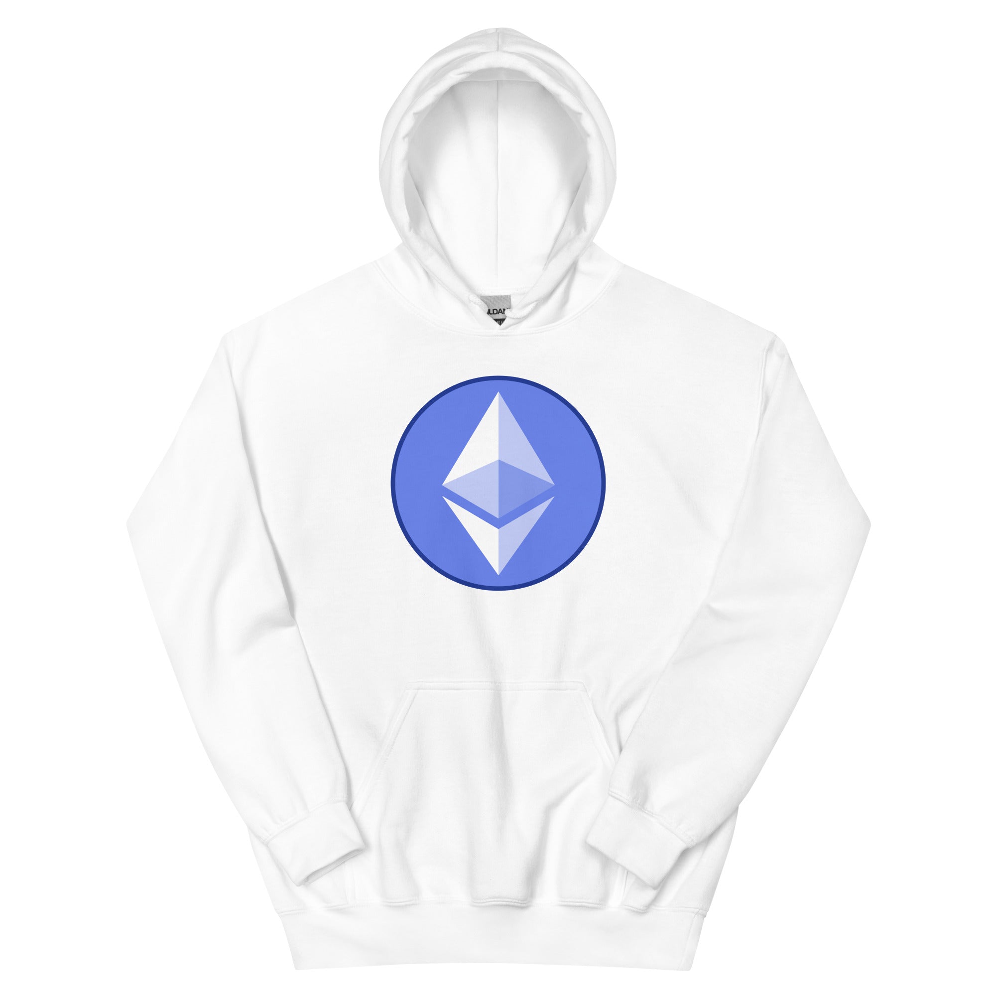 ETH Ethereum Round Logo Cryptocurrency Symbol Pullover Hoodie Sweatshirt