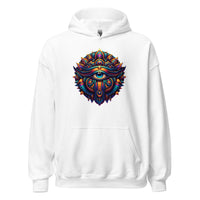 Great Eye All-Seeing Symbol design on unisex hoodie, front view