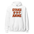Otaku オタク Anime design on unisex hoodie, front view