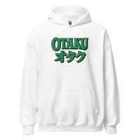 Otaku オタク Japanese Culture design on unisex hoodie, front view