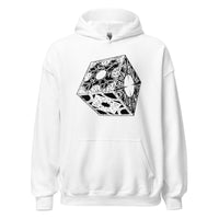Lament Configuration design on unisex hoodie, front view
