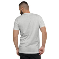 Unisex V-neck shirt, back view