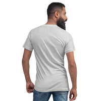 Unisex V-neck shirt, back view