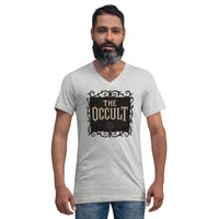 The Occult design on unisex V-neck shirt, front view