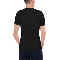 Unisex V-neck shirt, back view