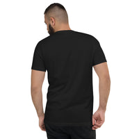 Unisex V-neck shirt, back view