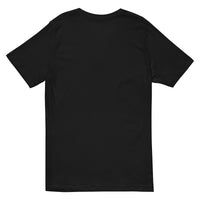 Unisex V-neck shirt, back view