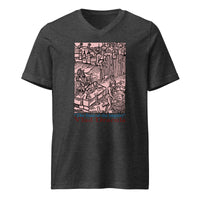 Feast of the Impaler design on unisex V-neck shirt, front view