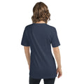 Unisex V-neck shirt, back view