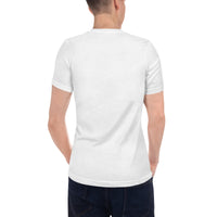 Unisex V-neck shirt, back view