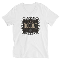 The Occult design on unisex V-neck shirt, front view
