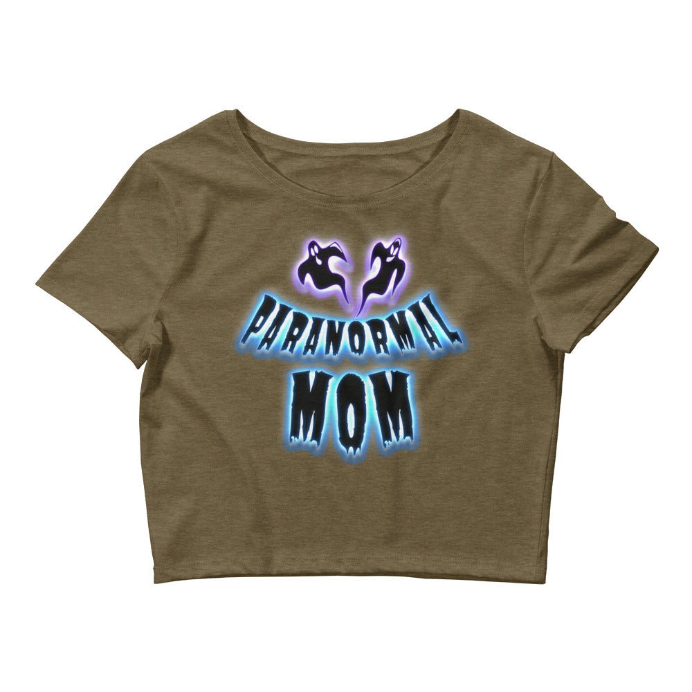 Paranormal Ghost Mom Poltergeist Mother's Day Women’s Crop Tee