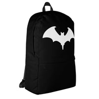 White Vampire Bat backpack, right-side view