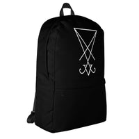 White Sigil of Lucifer backpack, right-side view
