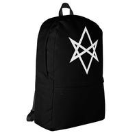 Unicursal Hexagram backpack, right-side view
