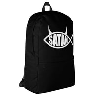 White Satan Fish backpack, right-side view